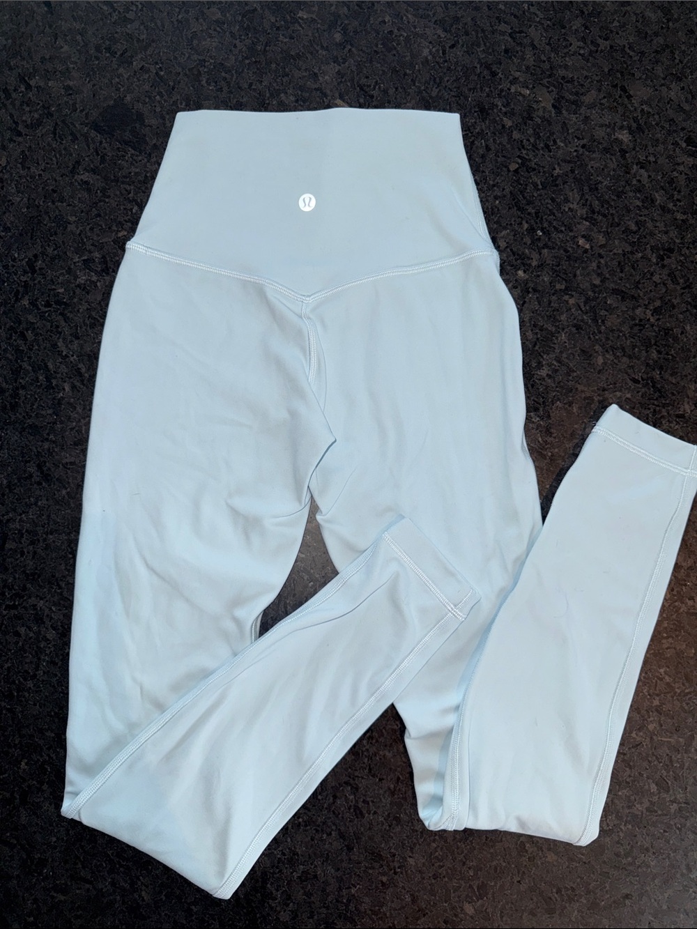 Lululemon leggings pale blue size 2